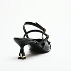 Asta Kısa Topuklu Tokalı Rugan Stiletto