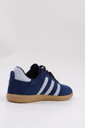 Benard Striped Leather Sneakers