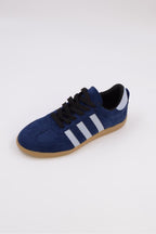 Benard Striped Leather Sneakers