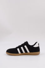 Benard Striped Leather Sneakers