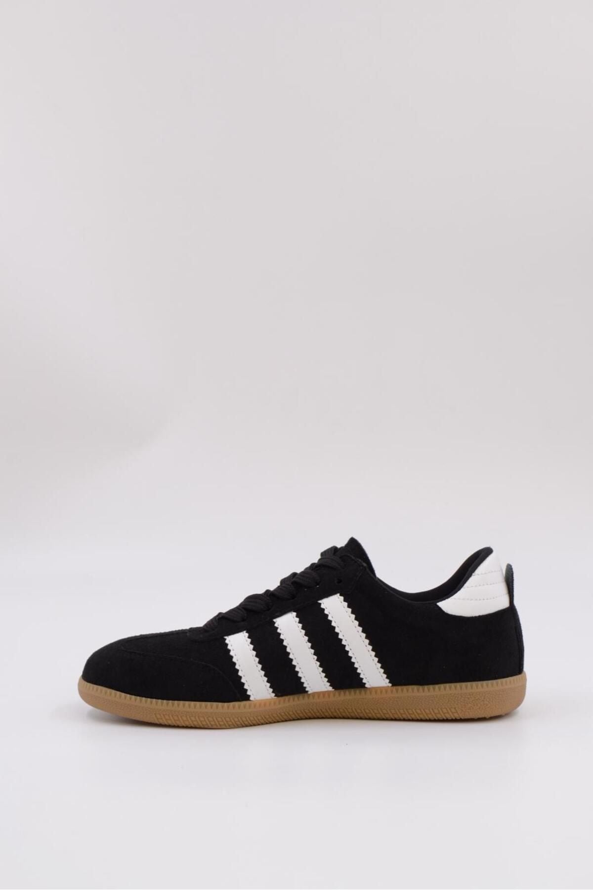 Benard Striped Leather Sneakers
