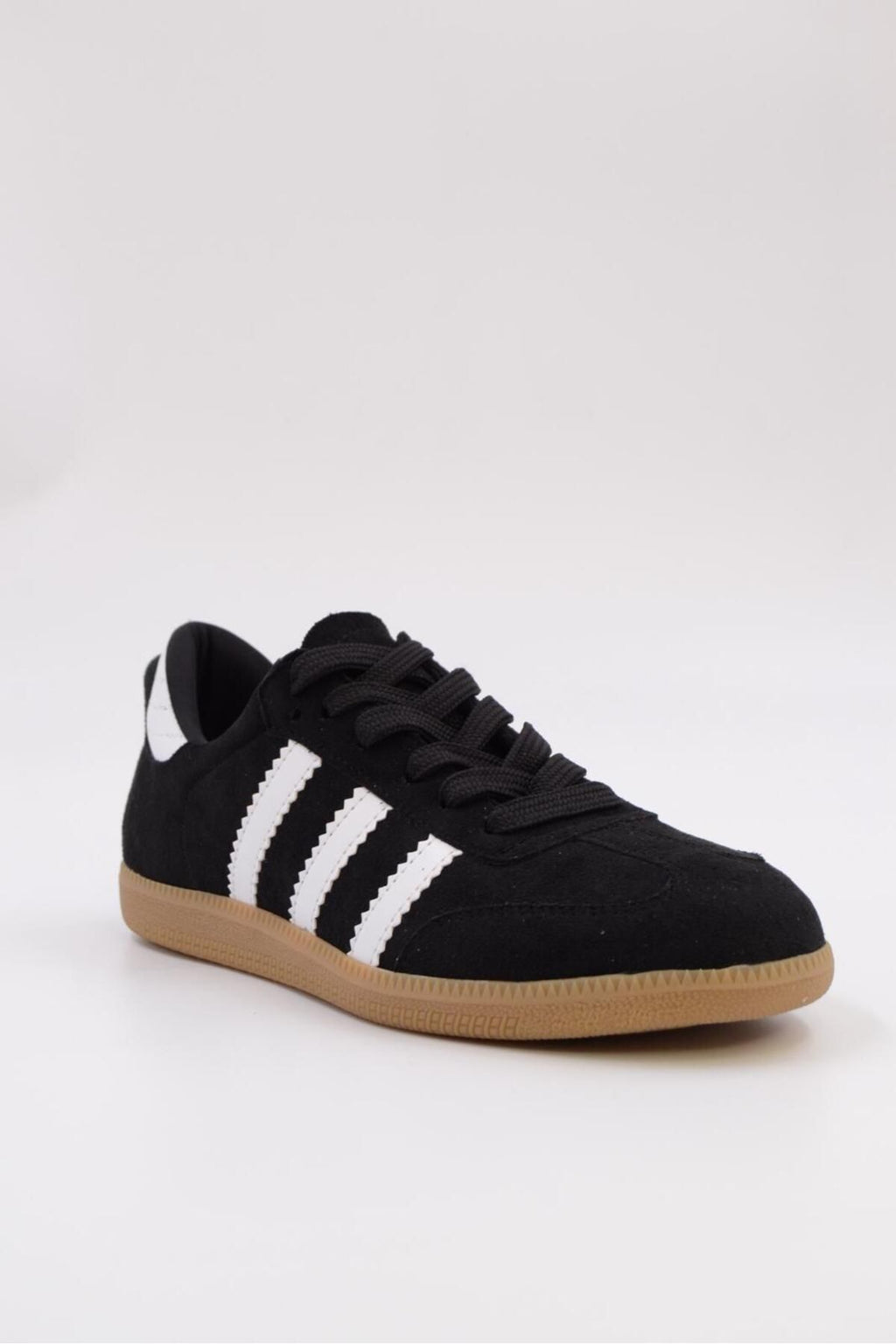 Benard Striped Leather Sneakers