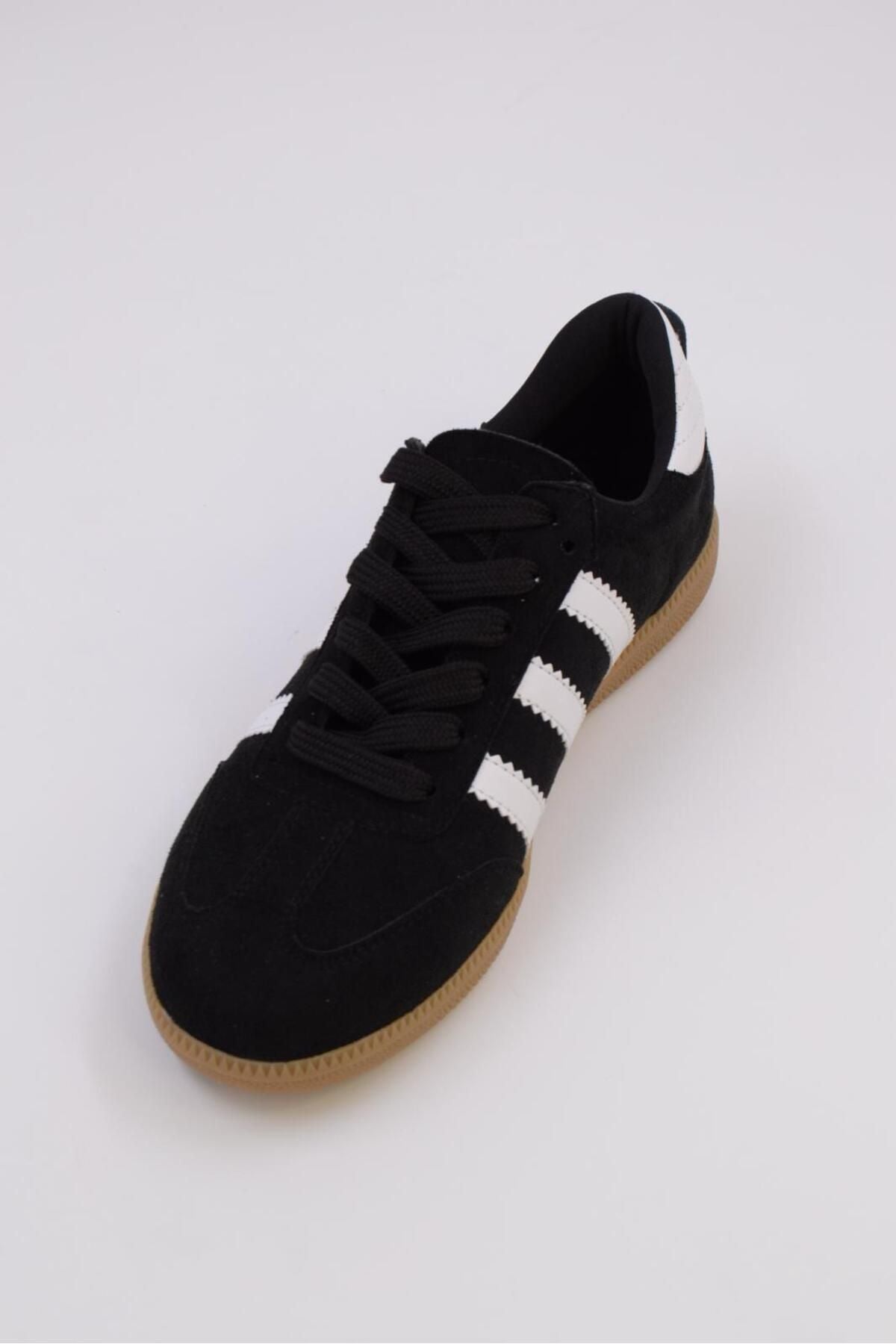Benard Striped Leather Sneakers