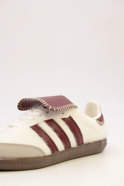 Bernice Beyaz Bordo Çizgili Spor Ayakkabı