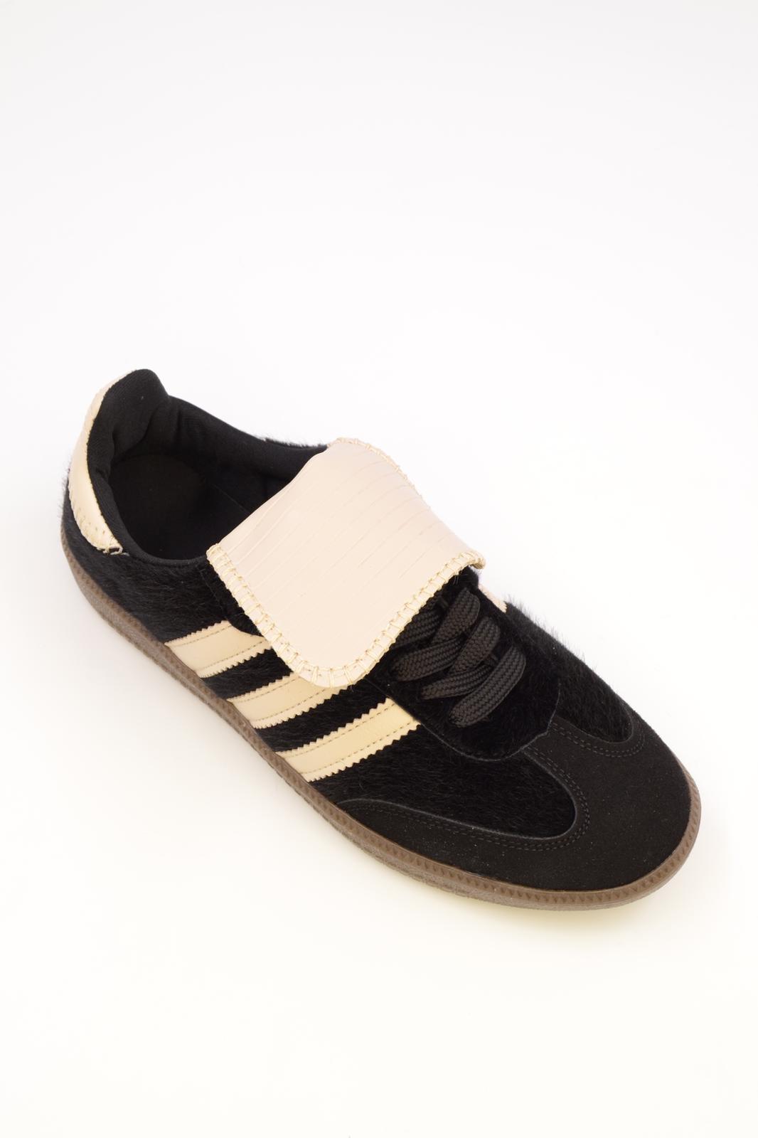 Bernice Beyaz Bordo Çizgili Spor Ayakkabı