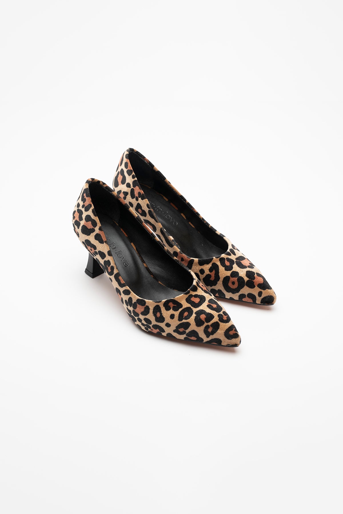 Charlotte Leopar Desenli Stiletto