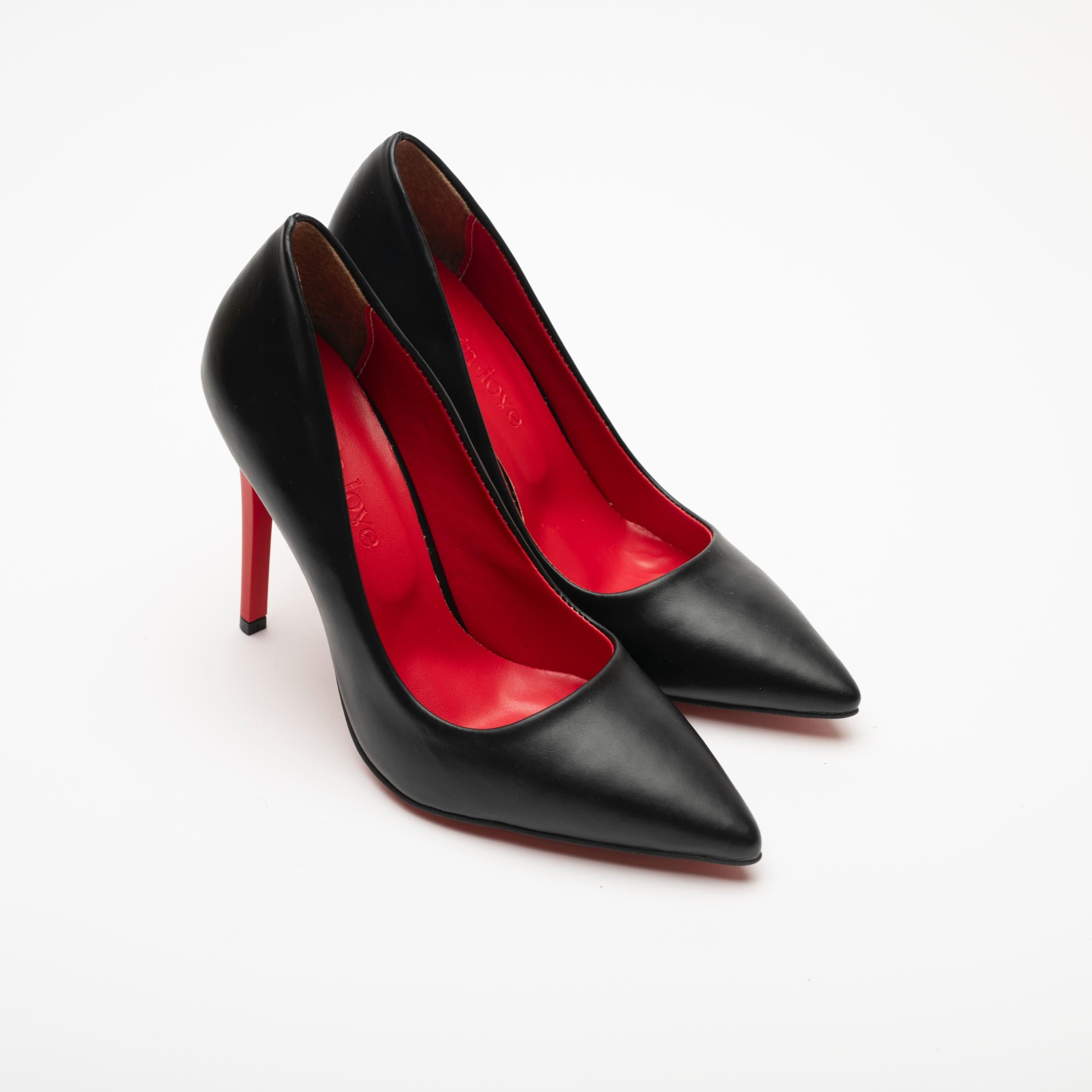 Charlotte Leather High Heel Stiletto