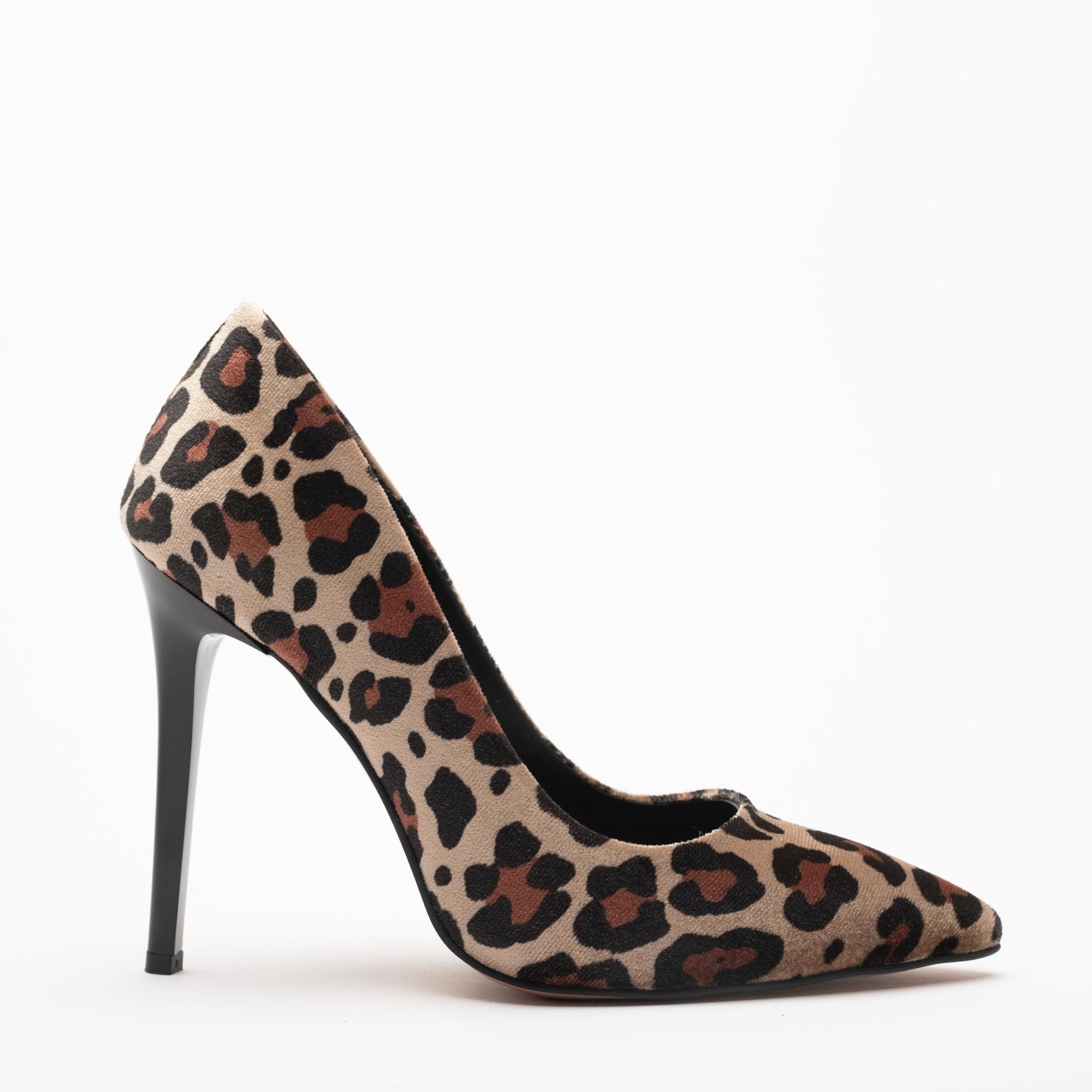 Charlotte Yüksek Topuklu Leopar Desenli Stiletto