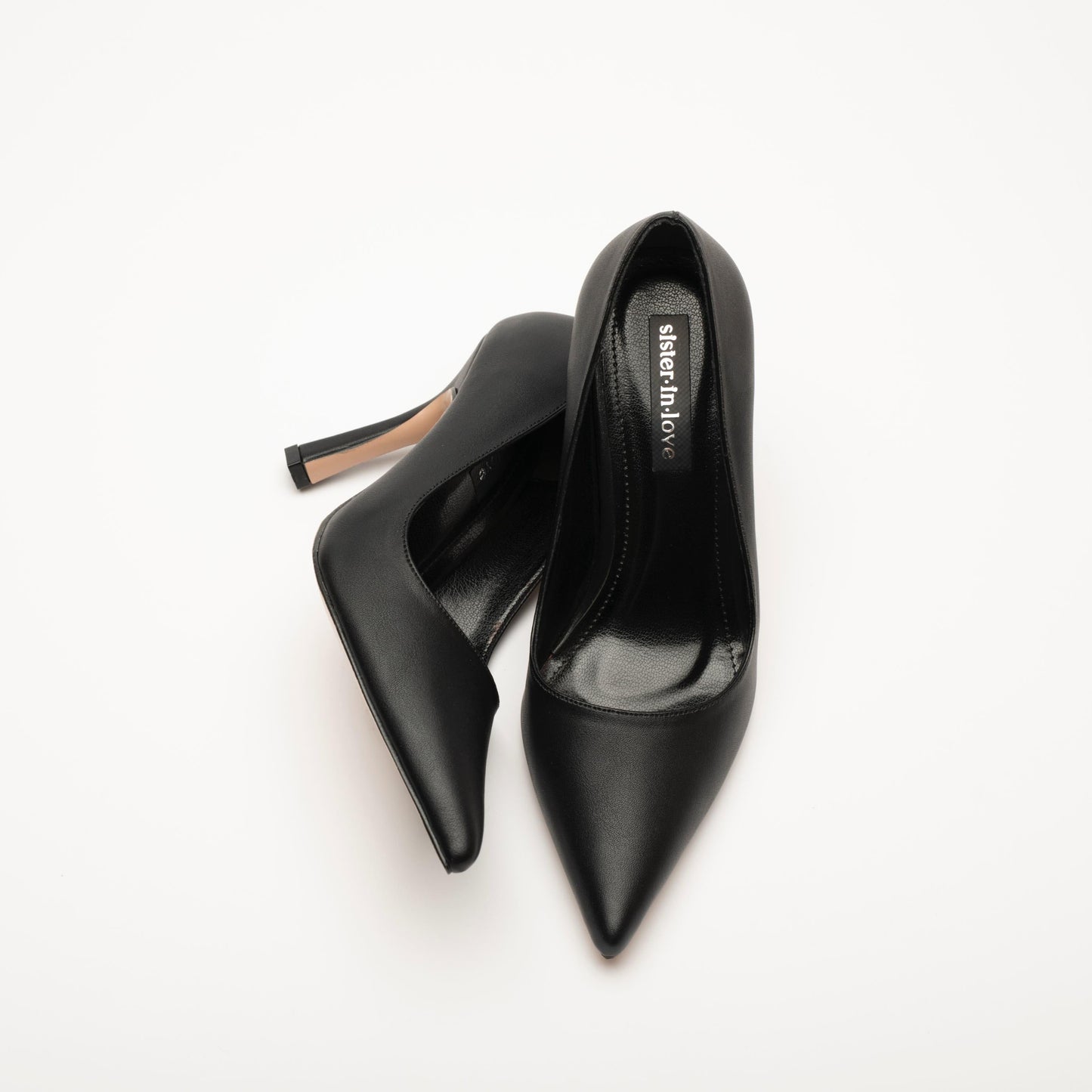 Charlotte Cilt Topuklu Kadın Stiletto - Siyah