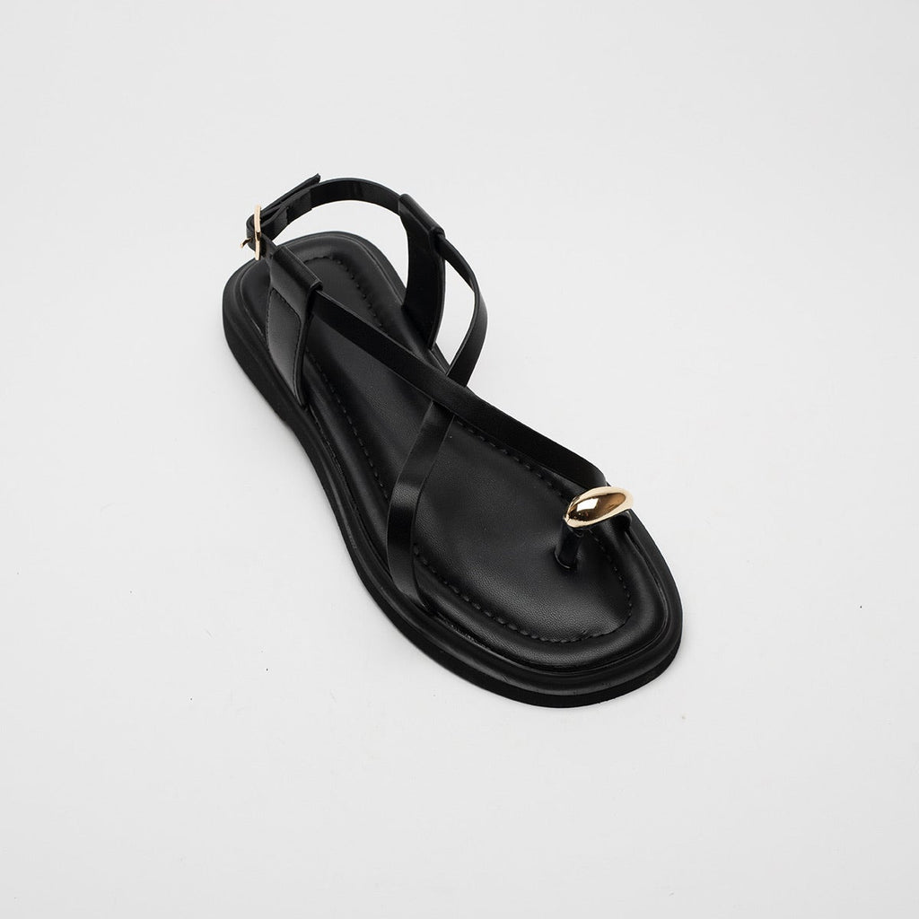 Cosima Gold Buckle Women's Sandals
