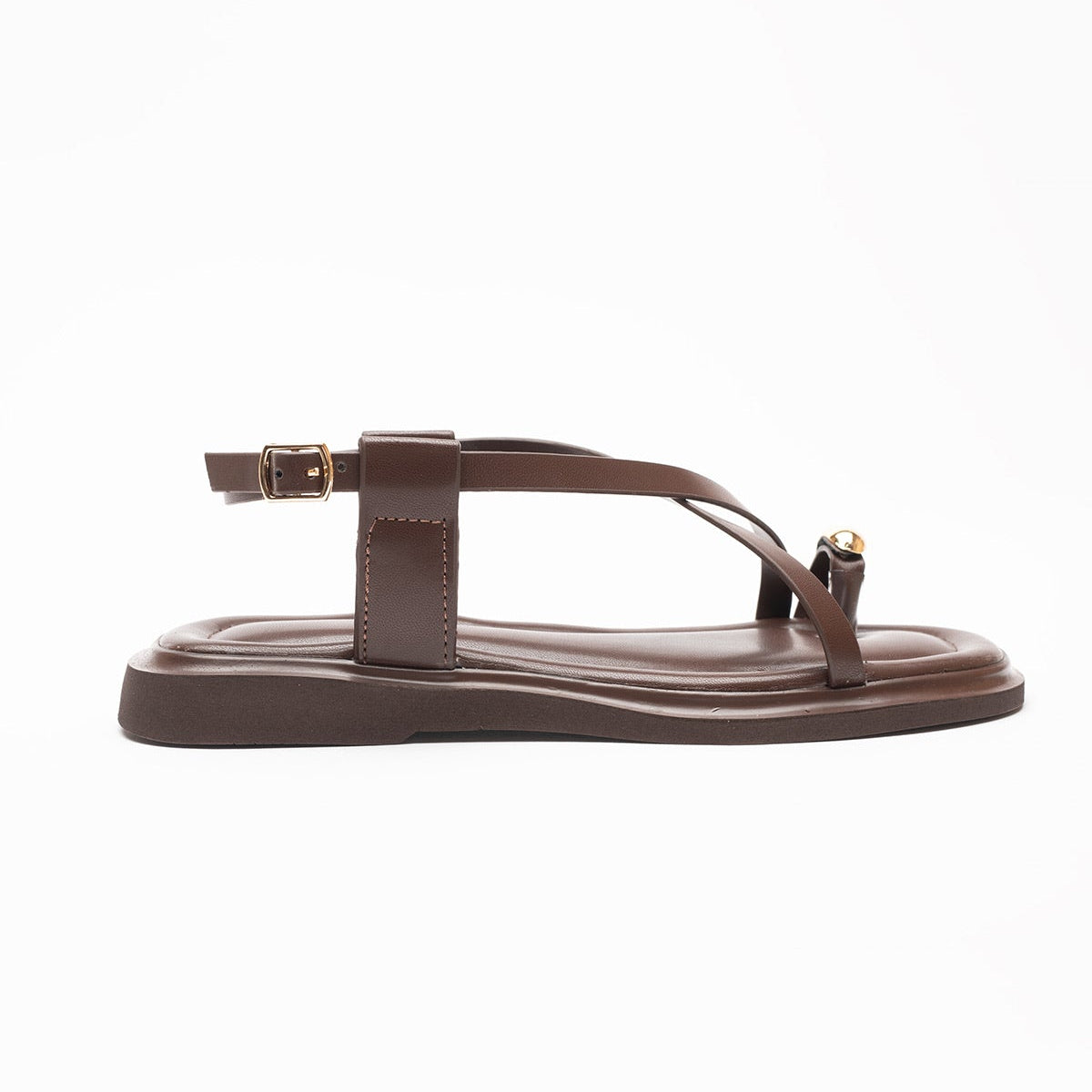Cosima Gold Buckle Women's Sandals