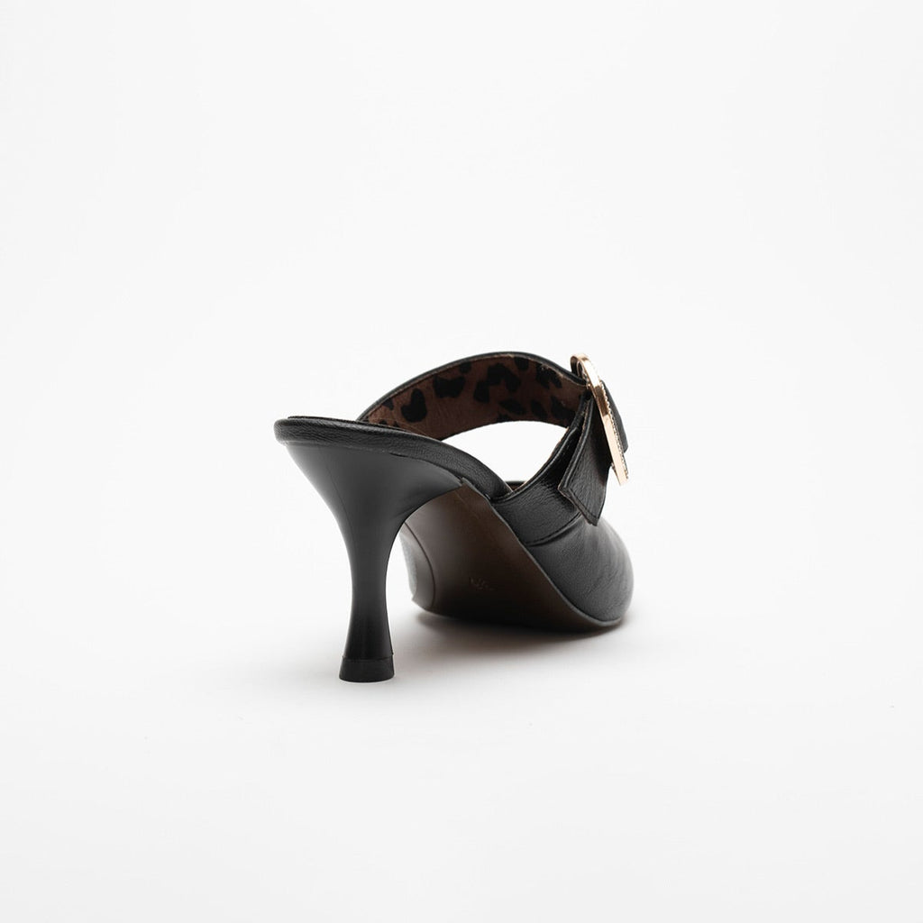 Debora Taş Detaylı  Yüksek Topuk Kadın Terlik Ayakkabı