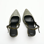 Diadora Woven Open-Back Stiletto