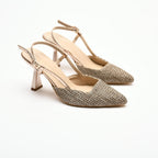 Diadora Woven Open-Back Stiletto