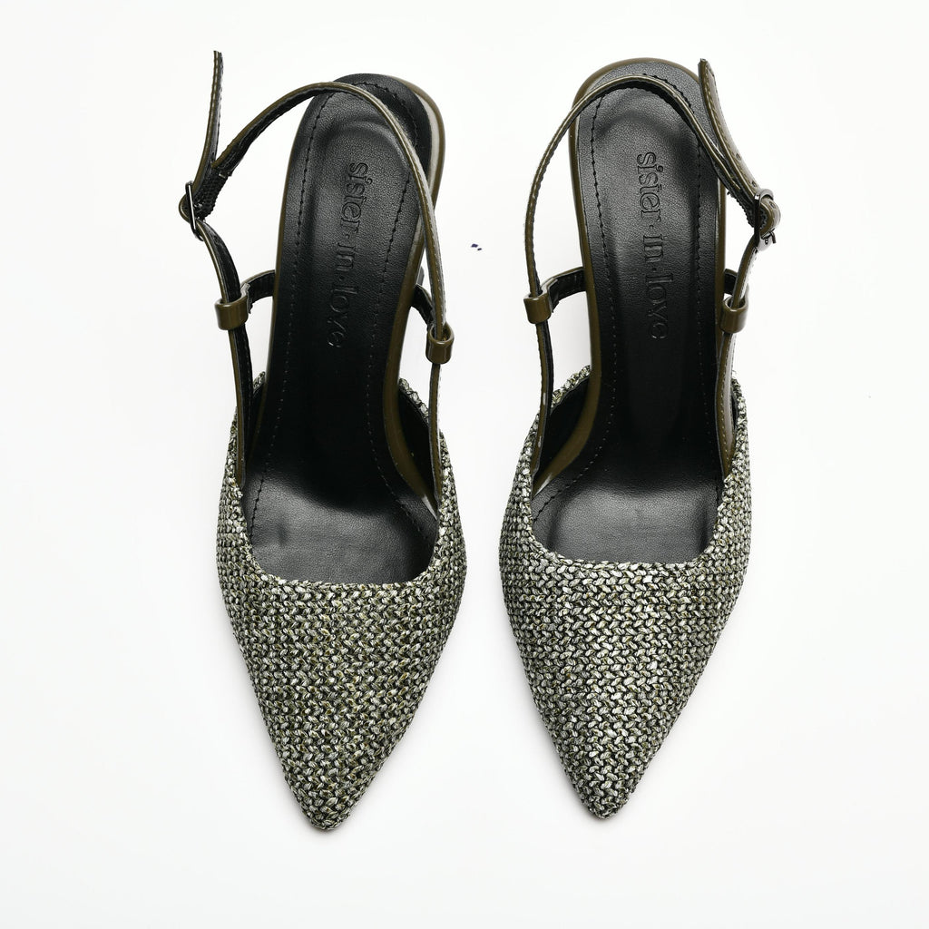Diadora Woven Open-Back Stiletto