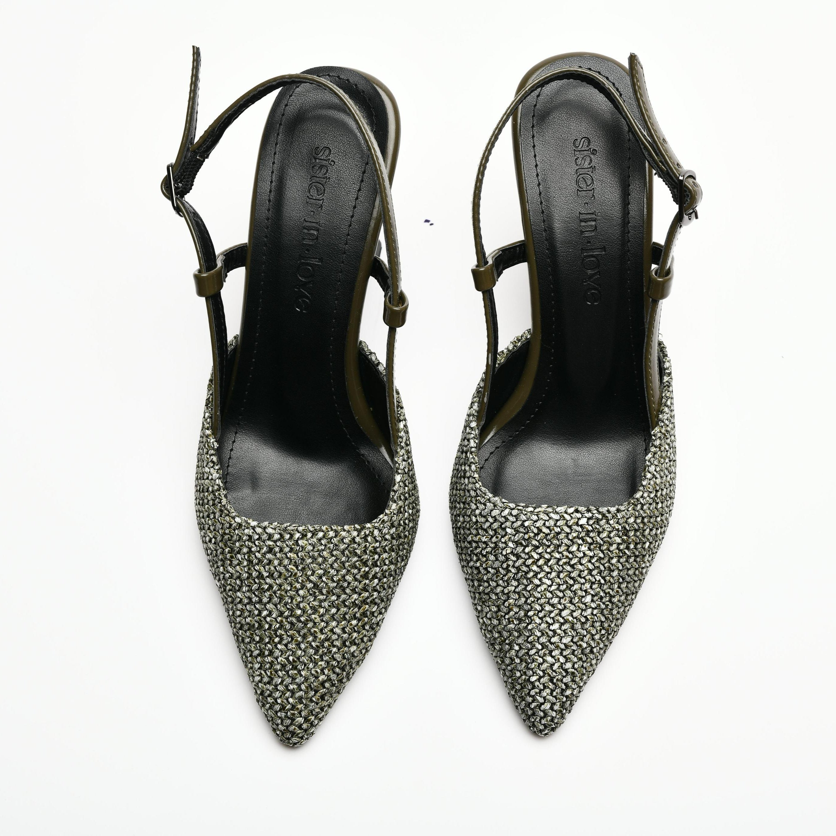 Diadora Woven Open-Back Stiletto