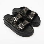 Elena Rhinestone Thick Sole Women's Slippers