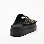 Elena Rhinestone Thick Sole Women's Slippers