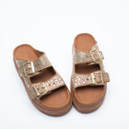 Elena Rhinestone Thick Sole Women's Slippers