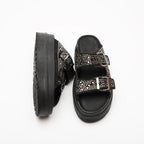 Elena Rhinestone Thick Sole Women's Slippers