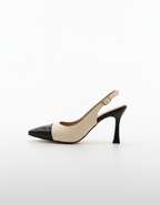 Elenor Renk Kontrastlı Stiletto