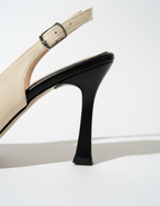 Elenor Renk Kontrastlı Stiletto