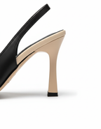 Elenor Renk Kontrastlı Stiletto