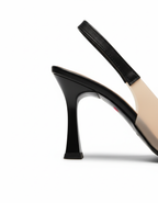 Elenor Renk Kontrastlı Stiletto