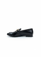Elise Gold Toka Detaylı Parlak Yumuşak Suni Deri Loafer