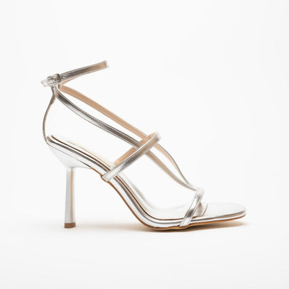 Elvira İnce Bantlı Topuklu Ayakkabı