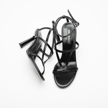 Elvira İnce Bantlı Topuklu Ayakkabı