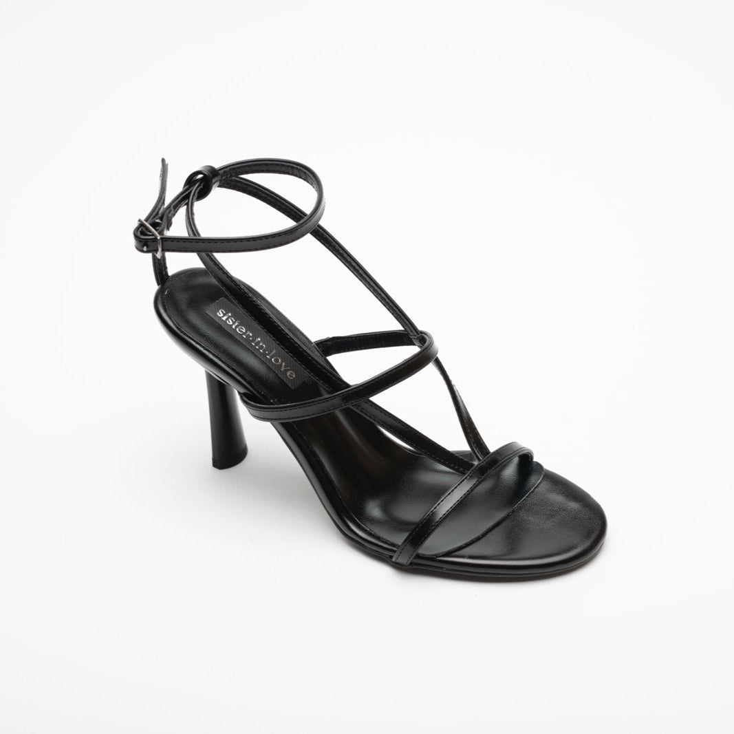 Elvira İnce Bantlı Topuklu Ayakkabı