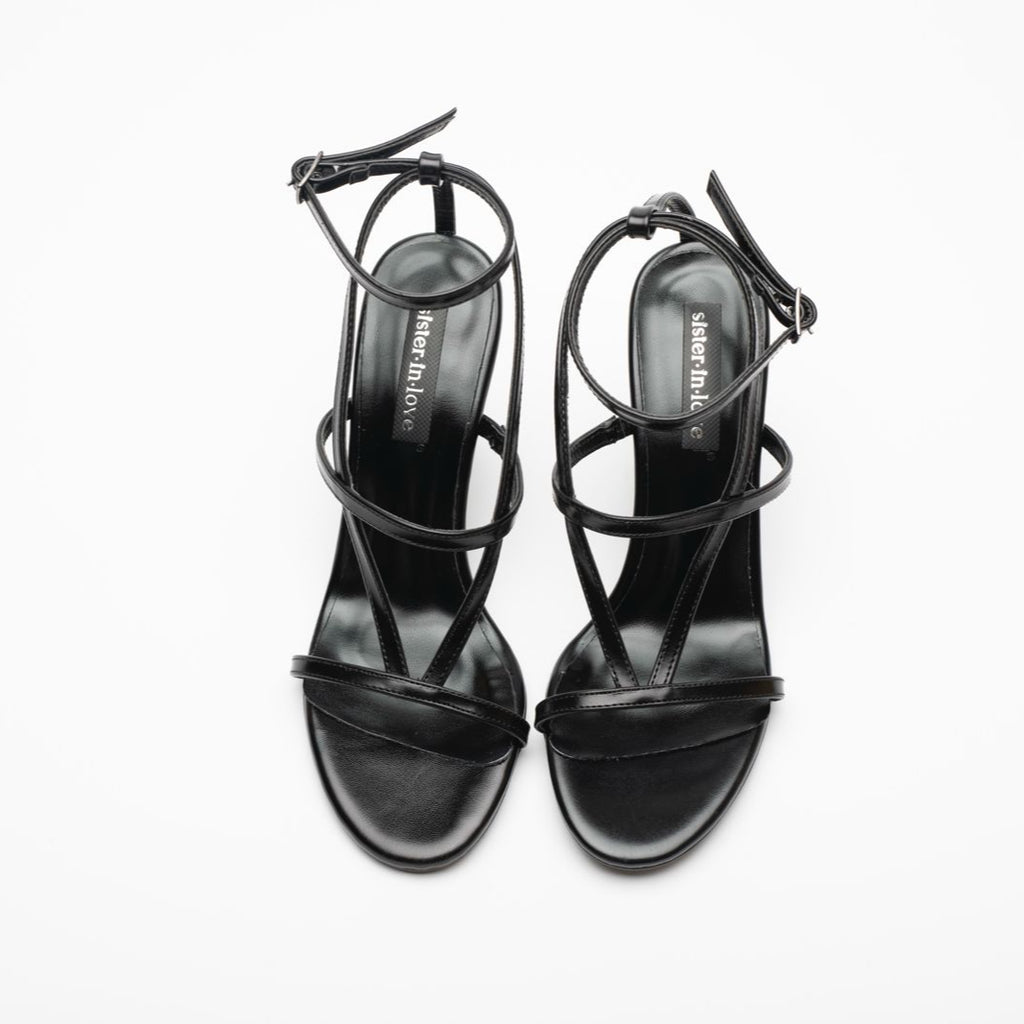 Elvira İnce Bantlı Topuklu Ayakkabı