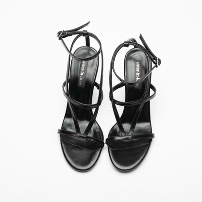 Elvira İnce Bantlı Topuklu Ayakkabı