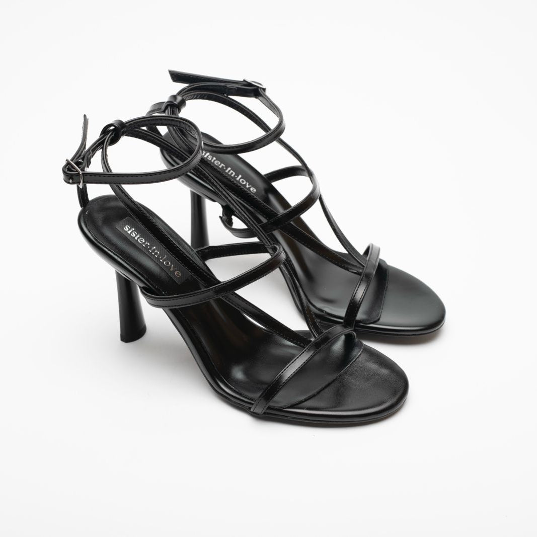 Elvira İnce Bantlı Topuklu Ayakkabı