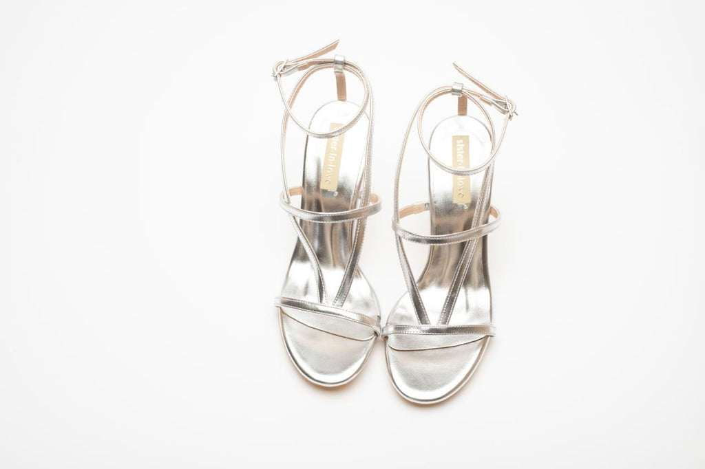 Elvira İnce Bantlı Topuklu Ayakkabı