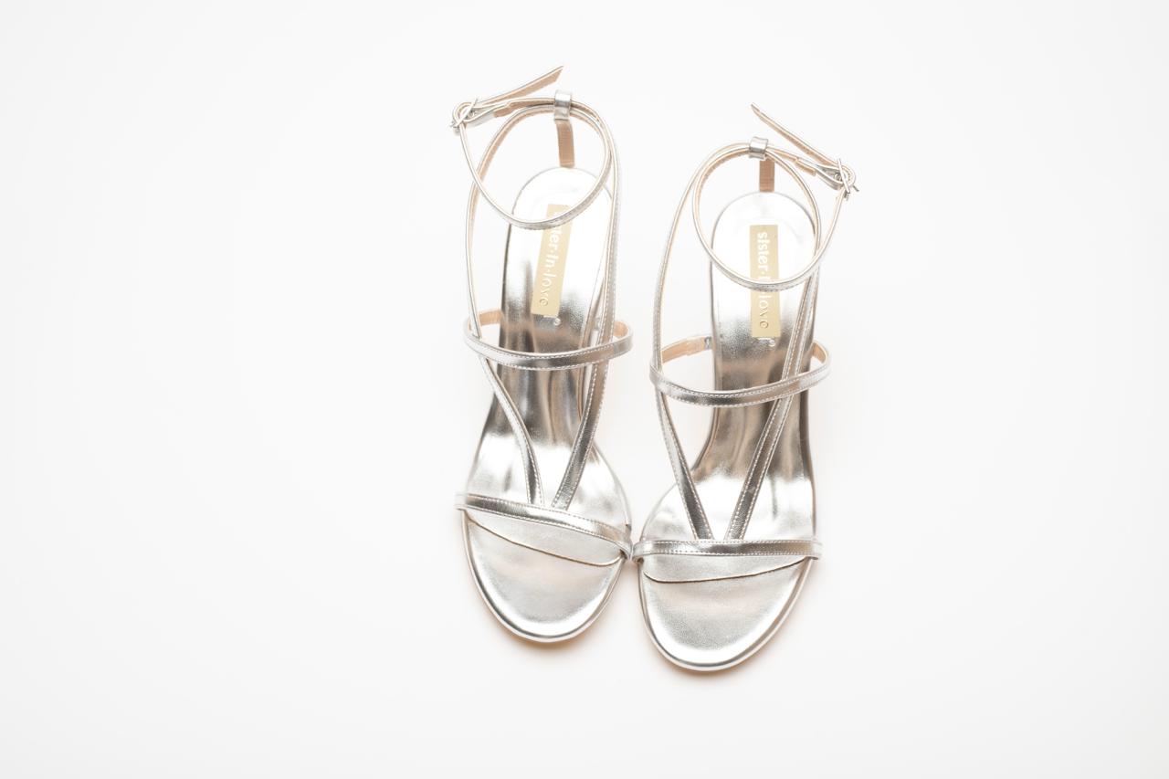 Elvira İnce Bantlı Topuklu Ayakkabı