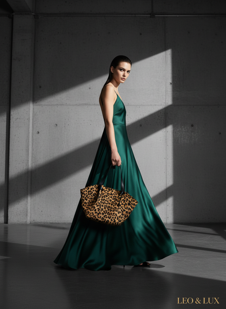 Eve Women's Handbag with Adjustable Strap and Pet Bag - Leopard