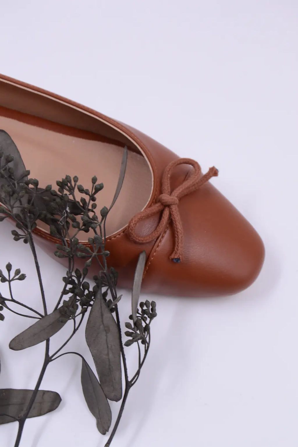 Adela Bow Detail Women's Ballet Flats