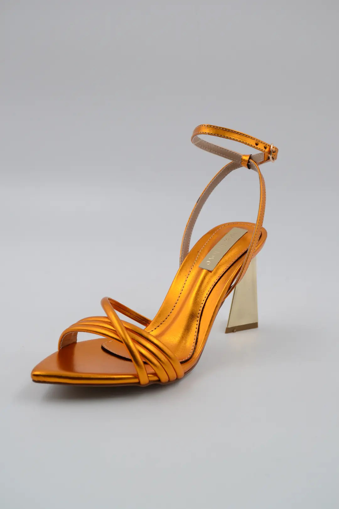 Sophie Metallic Geometric Heel Detail High Women's Stiletto 