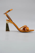 Sophie Metallic Geometric Heel Detail High Women's Stiletto 
