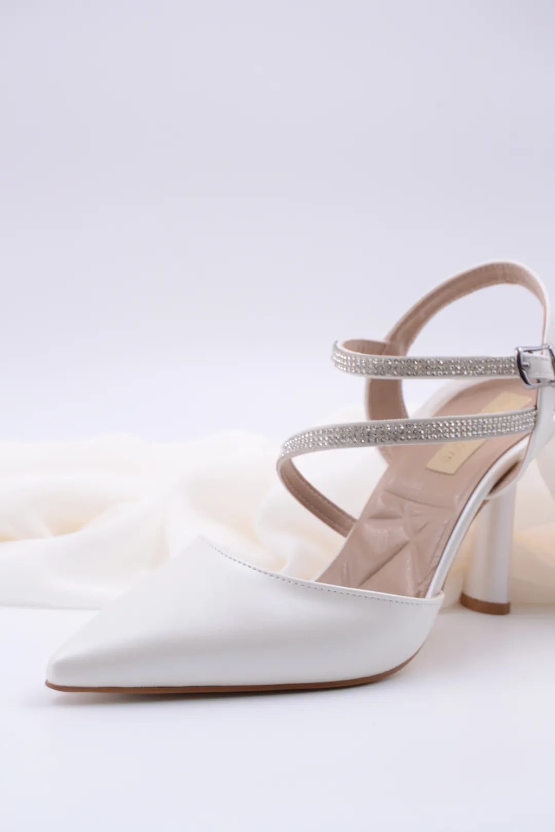 Angelina Zirkon Taş Detaylı İnci Kadın Stiletto