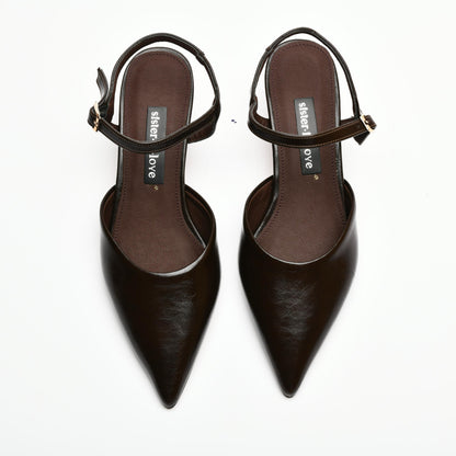 İmelda Arkası Açık Stiletto Kadın Topuklu Ayakkabı