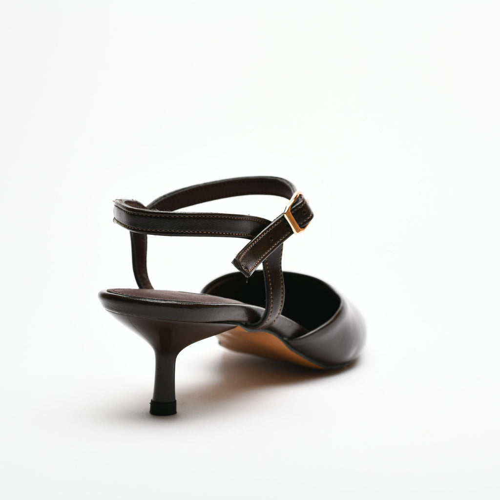 Imelda – Signature Mocha Backless Stiletto