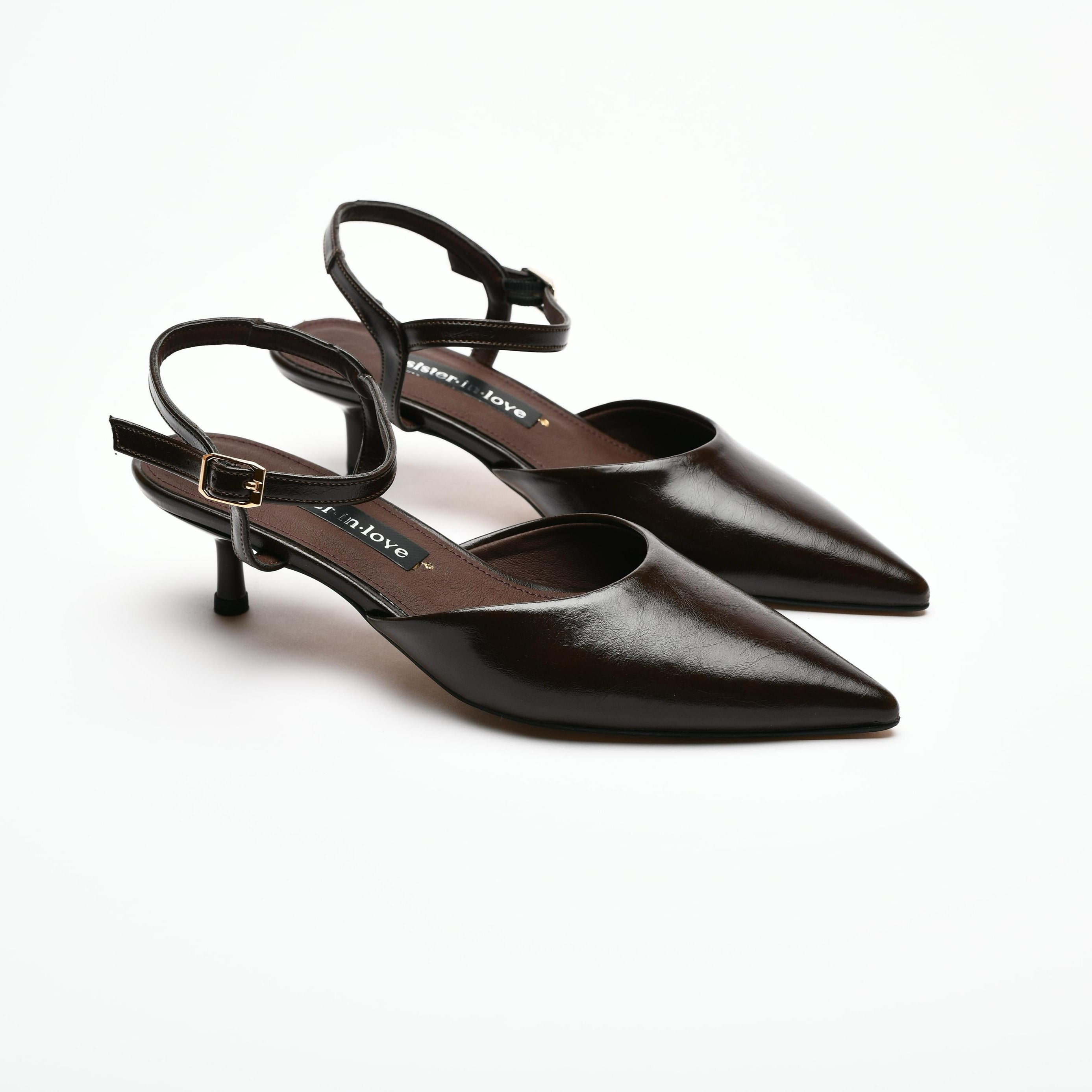 Imelda – Signature Mocha Backless Stiletto