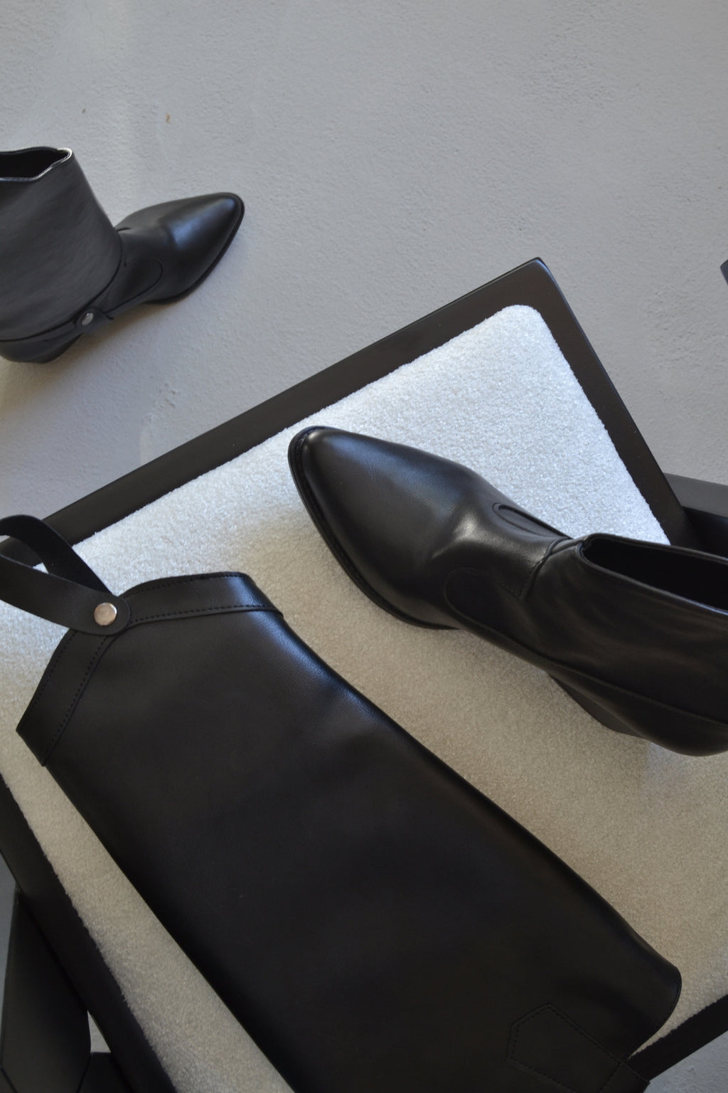 Jacalyn Black Cowboy Boots