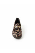 Jolie Leopar Süet Topuklu Kadın Loafer