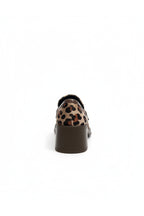 Jolie Leopar Süet Topuklu Kadın Loafer