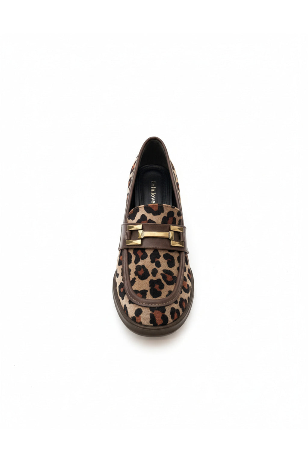 Jolie Leopar Süet Topuklu Kadın Loafer