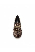 Jolie Leopar Süet Topuklu Kadın Loafer